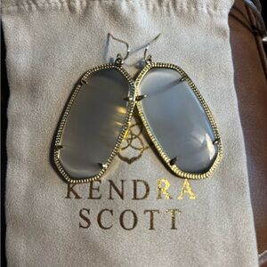 Kendra Scott Danielle Drop Slate Cats Eye Earrings